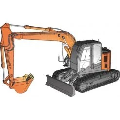 Faller 1/35 Hitachi Bagger ZAXIS 135US