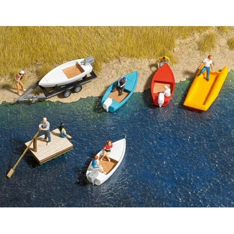 Busch H0-Boote-Set 1 Busch H0-Boote-Set