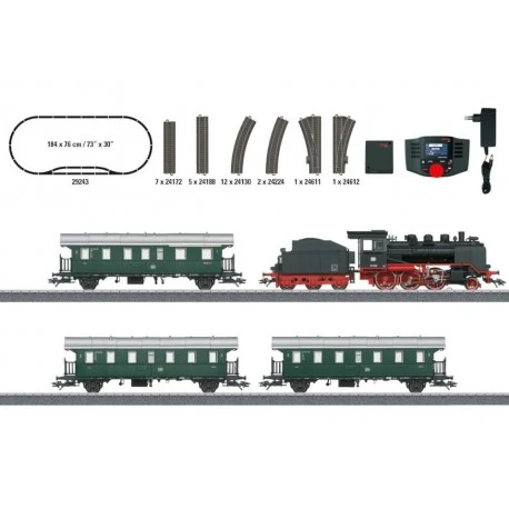 Maerklin H0 Digital-Startpackung Nebenbahn Mit BR 24 1 Maerklin H0 Digital-Startpackung Nebenbahn Mit BR 24