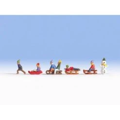 Noch H0-Kinder Im Schnee, 6 Figuren