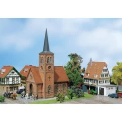 Alternative view of Faller H0 Kleinstadt-Kirche