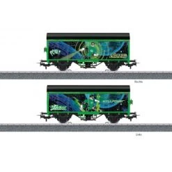 Maerklin H0 Märklin Start Up - Gedeckter Güterwagen Green Lantern