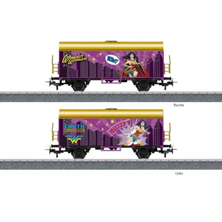 Maerklin H0 Märklin Start Up - Kühlwagen Wonder Woman 1 Maerklin H0 Märklin Start Up - Kühlwagen Wonder Woman