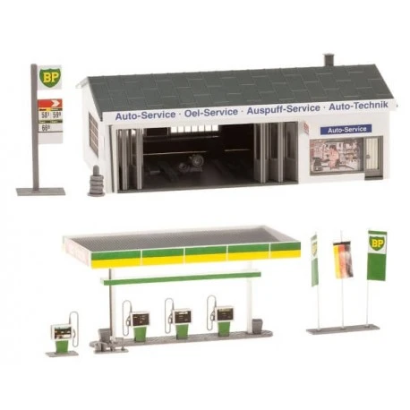 Faller H0 Tankstelle Mit Servicegebäude 1 Faller H0 Tankstelle Mit Servicegebäude