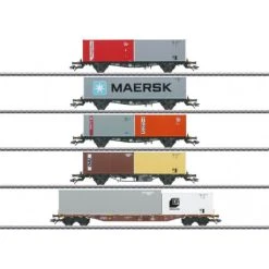 Maerklin Märklin 47680 - H0 Container-Tragwagen-Set
