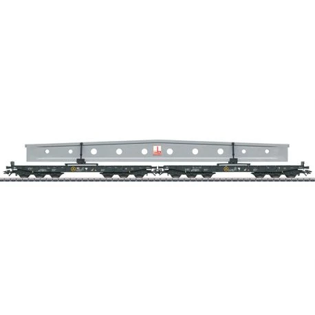 Maerklin Märklin 48849 H0 Schwerlastwagen Samms 709 Beladen Mit Max Bögl Satteldachträger 1 Maerklin Märklin 48849 H0 Schwerlastwagen Samms 709 Beladen Mit Max Bögl Satteldachträger