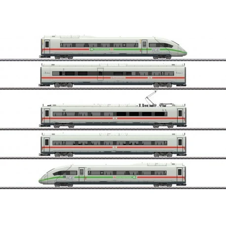 Maerklin Märklin 39716 H0 Triebwagenzug ICE 4 Baureihe 412/812 Mit Grünem Streifen 1 Maerklin Märklin 39716 H0 Triebwagenzug ICE 4 Baureihe 412/812 Mit Grünem Streifen