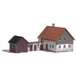 Busch Wohnhaus Mit Nebengelass H0